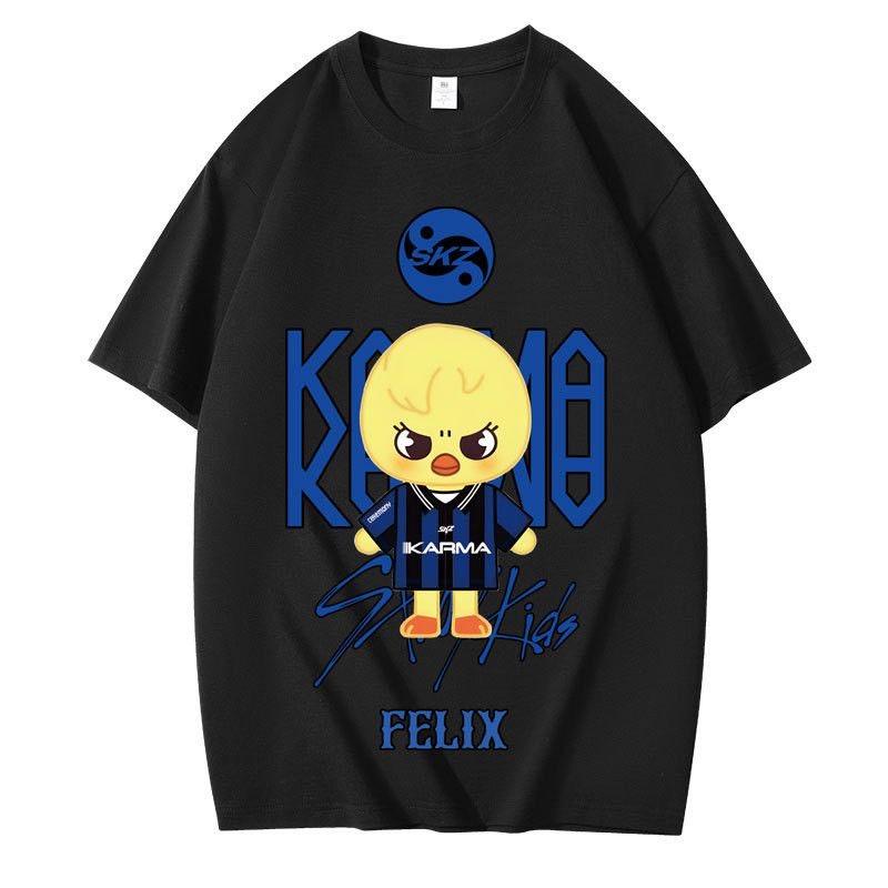Straykids KARMA SKZOO Футболка Kpop Звезда Футболка