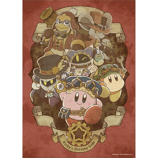 ENSKY Kirby's Dream Gear 38×53cm Jigsaw Puzzle 500 Pieces 500-363