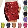 Women's High Waist Sexy Beaded Sequined Skirt Hip Skirt Short Skirt Short Skirt Skirt