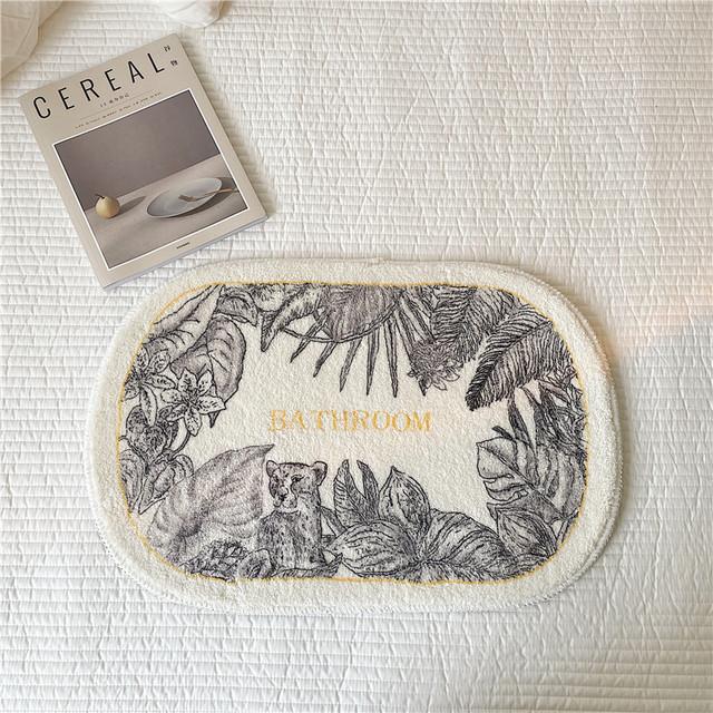 Нескользящий коврик для ванной Ins Style, коврик для двери, впитывающие ковры, входные коврики, коврики для балкона, крыльца, коврик для гостиной, ванной комнаты