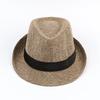 Красивые мужские шляпы Jazz Cotton Linen Pure Hat Имитация льна Солнцезащитная шляпа Модные аксессуары