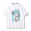 Hatsune Miku Chibi "Toilet Paper Meme" Black Women And Men Comfortable Fashion T-Shirt