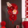 Chinese Wedding Paper Decoration New Year Wall Decoration Background Decoration Wedding Party Supplies 2025 New Year Home Decor