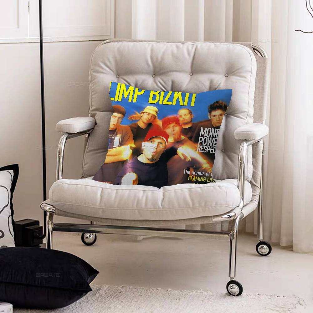 Rock Band L-Limp Bizkit Pillow Cover Design Cushion Cover Decor Holiday Decorati