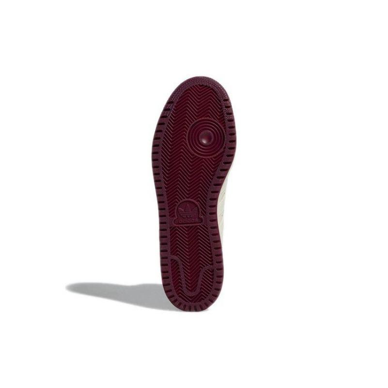 adidas Originals Топ-десять RB Ретро Кожаные Удобные Высокие Повседневные Ботинки Унисекс Слоновая кость Бордовый GZ8848