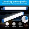17/32/52CM Portable Light Bulb with Hook Camping Light LED Rechargeable Lamp Tube For Emergency