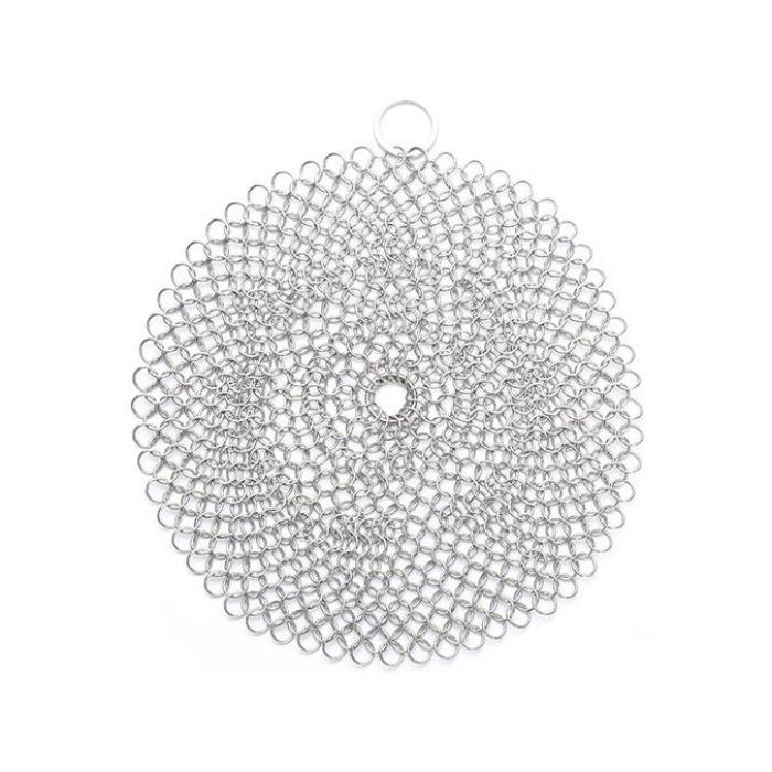 Leeseph кухонное чистящее кольцо из нержавеющей стали, очиститель, кольчуга, скруббер, аксессуары, многоразовая сетка для чистки, инструмент для дома