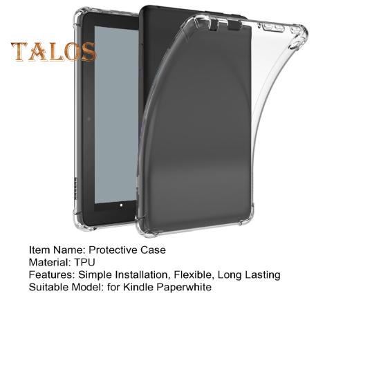 Прозрачный защитный чехол, амортизирующий, ударопрочный, точно подходящий, легкий, портативный защитный чехол для Kindle Paperwhite