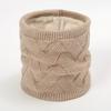 Winter Scarf For Women Neck Ring Snood Warm Infinite Knitted Scarves Unisex Cashmere Female Fur Solid Collar Bandana