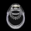 Men's Egg-Shaped Chastity Lock Cage CB6000 - Kinky Restraint Ring for Adult Use