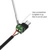 Адаптер Micro USB на безпаечные 2-контактные клеммы для зарядки 5V3A телефонов, планшетов, вентилятора, лампы. Micro USB Male на 2-контактные клеммы