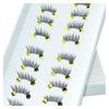 10 Pairs Cosmetic Makeup Tool Black Natural Fake Half Corner False Eyelashes Mini