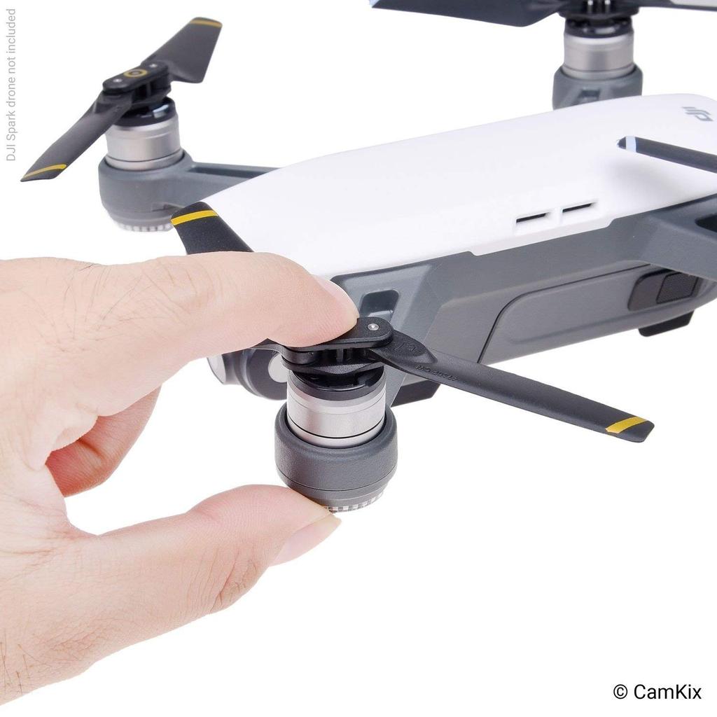 CamKix Запасные пропеллеры для DJI Spark 2 комплекта Включает удобную коробку для хранения Быстросъемные складные крылья Протестированная в полете конструкция Незаменимый