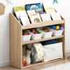 Tansu Gen Picture Book Rack, 3-Tier, 83cm Wide, Toy Storage, Bookshelf, Storage Rack, Wooden, Children's, Simple Design, 49605000(90894)