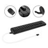 Музыкальный инструмент Melodica 37 Key Wind, подходящий для сумки для начинающих F37s(черный )