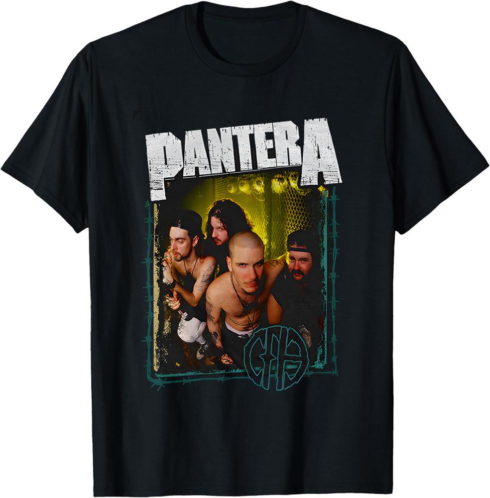 Pantera Hard Rock Metal T-Shirt Barbed Slim Fit Shirt Gift for Fans Unisex T-Shirt