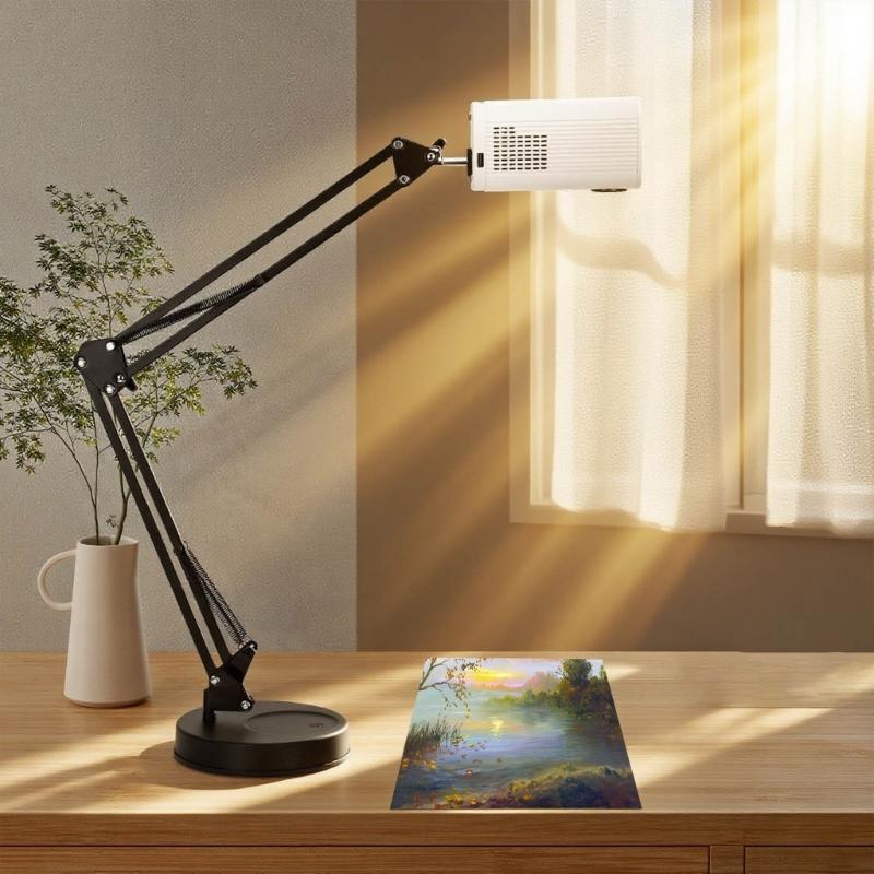 Modifiable Art Tracing Projector Stand With Portable Design For Wall And Desktop Sketching