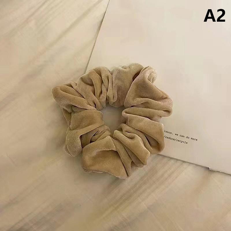 Винтажная бархатная резинка для волос для девочек, держатель для хвоста, большая эластичная резиновая веревка для волос