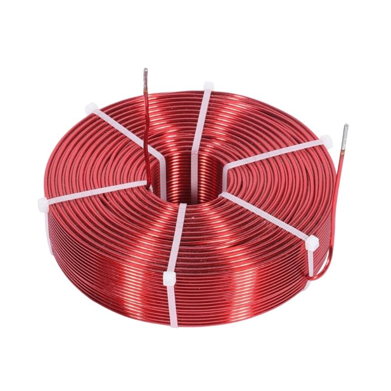 Precise Calibrated 1.0mm Air Cored Copper Inductor for Auditory Crossover Systems with ±5% Inductance Error Control