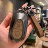 Alloy Wood Grain Pattern Car Key Cover for Mercedes Benz  A C E S G Class GLC CLE CLA GLB GLK GLS W206 W223 E300 C260 S450 S500