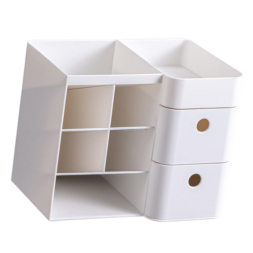 Desk Organizer Multipurpose Stylish Simple Style Drawer Design Desktop Storage Box with Slant