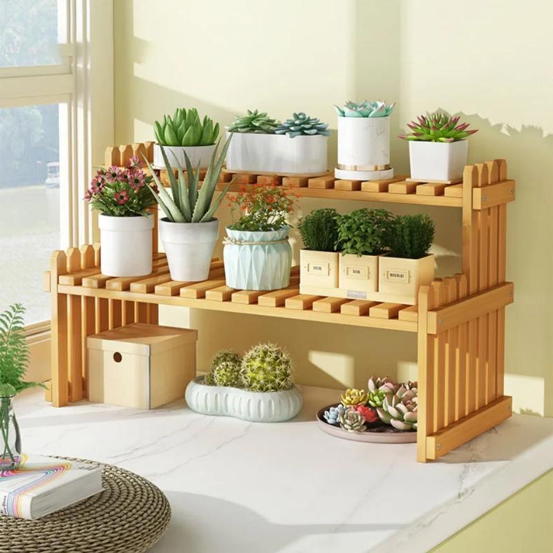 Подставка для комнатных растений, деревянная полка, органайзер для горшков, книжная полка, балкон, эркер, полка для хранения небольших растений, полки для цветочных горшков