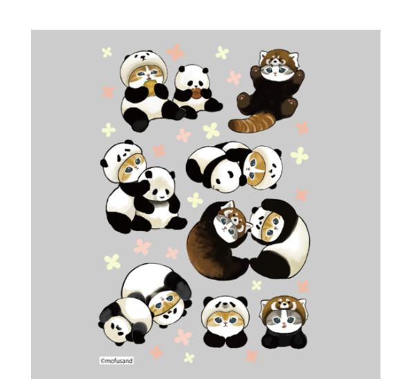 Mofusand Character Pita Multi-Print Sheet Postcard 2 Japan NEW