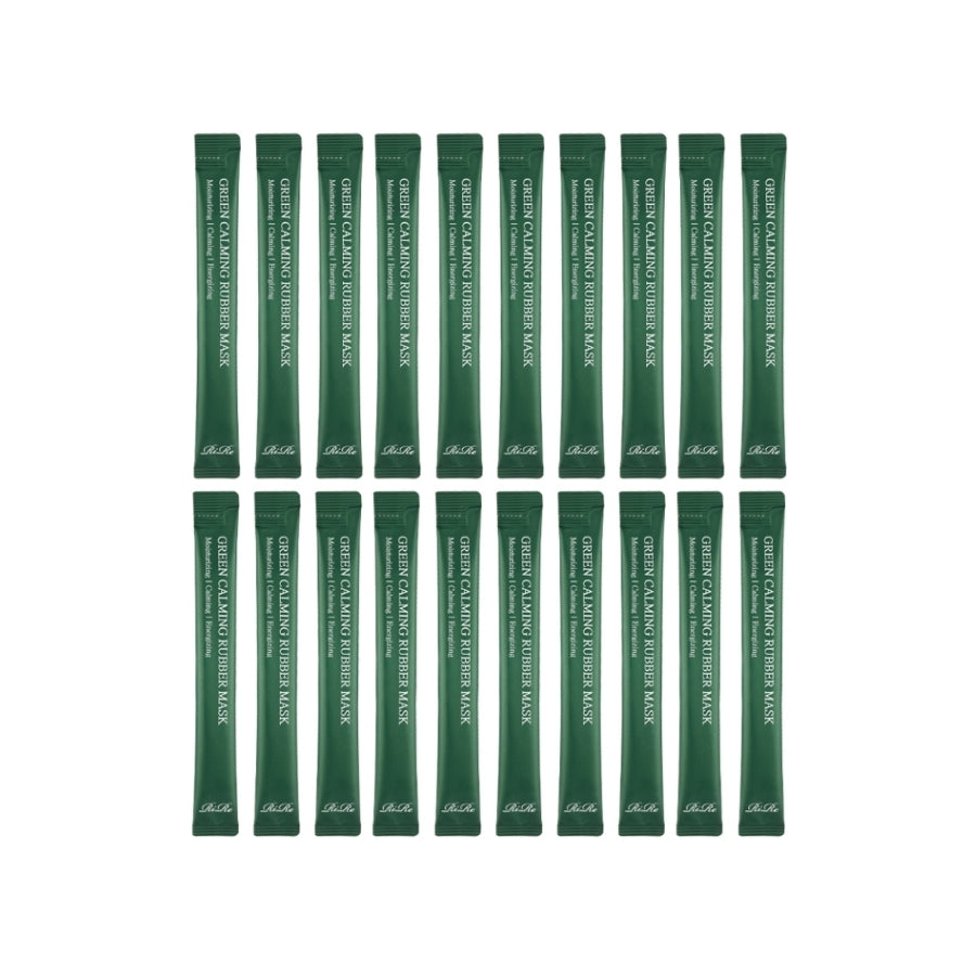 RiRe Зеленая успокаивающая резиновая маска, упаковка 15 г*10 шт/20 шт