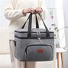 Household Insulated Lunch Bag Large Capacity Thermal Picnic Box With Shoulder Strap Water Resistant Zipper Meal Prep Cooler Pack