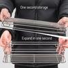 Складная вешалка Yousheng Компактная складная из нержавеющей стали Организатор для стола для пикника на открытом воздухе Корзина для хранения Барбекю