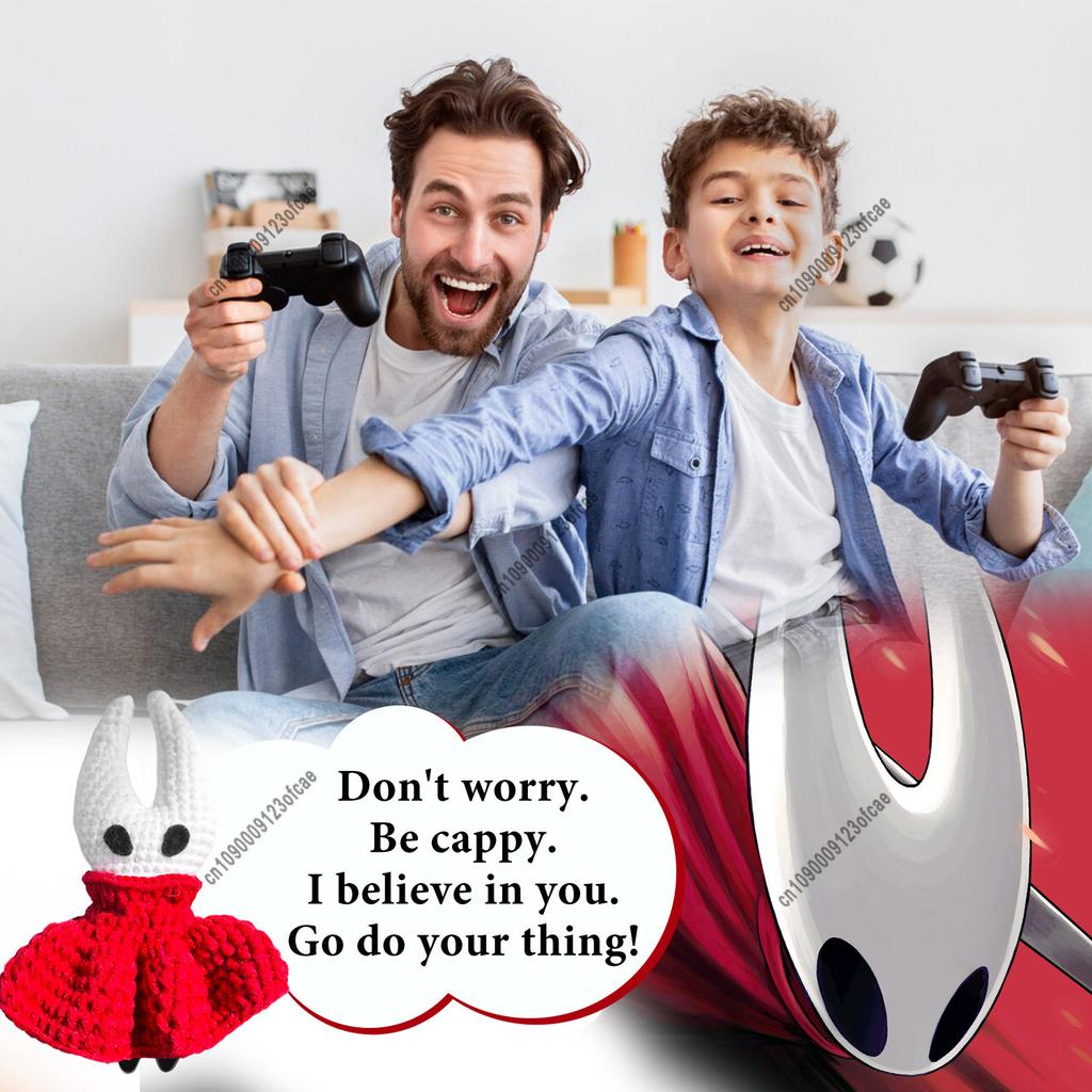 Handcrafted Hollow Knight 2 Hornet Pendant Doll Toy  Collectible Gaming Merch Gift for Fans Christmas Gifts Backpack Decoration