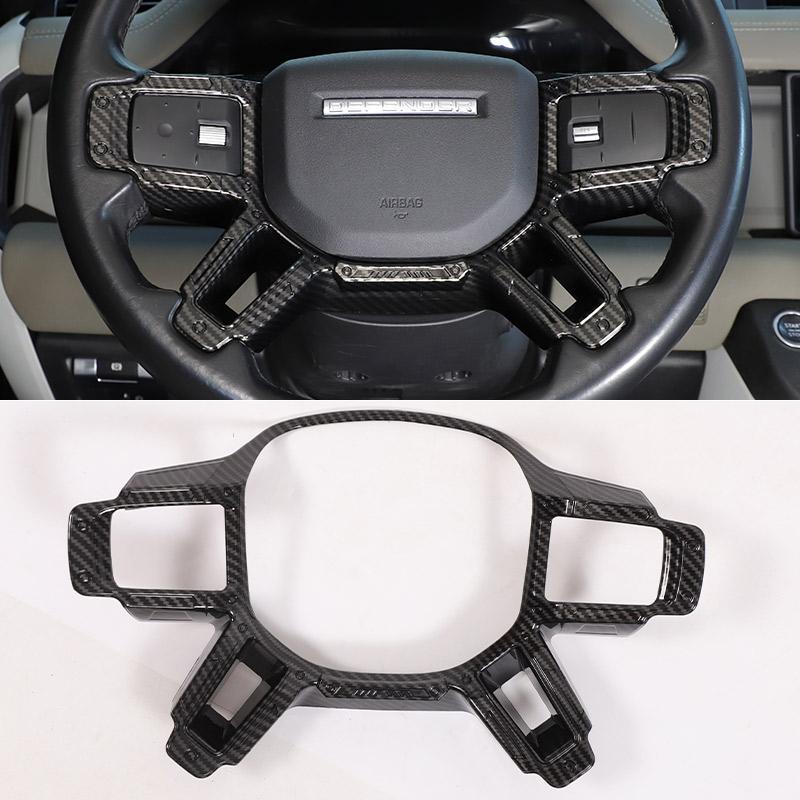 ABS Carbon Fiber For Land Rover Defender 110 2020-2024 Car Interior Modification Protection Cover Decorative Patch Accessories