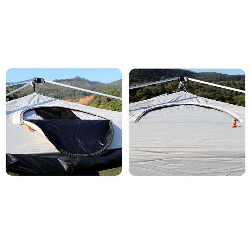 Двухслойная палатка для улицы, оборудование для кемпинга, кемпинга, вилла, больше, чем павильон для людей, толстая и портативная, водонепроницаемая и защита от солнца, дикая природа