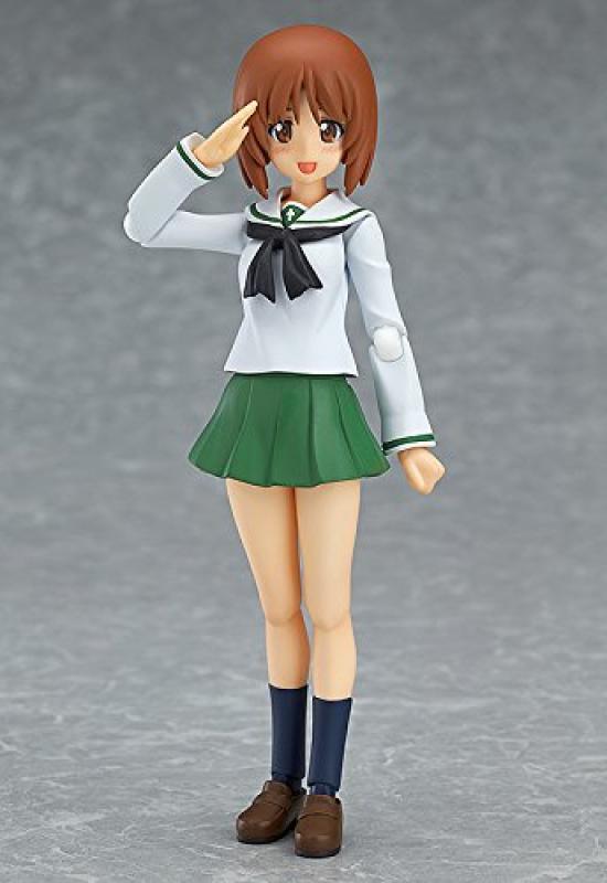 Figma Девушки и танки Нисидзуми Михо в униформе. Немасштабируемая подвижная фигура, окрашенная из АБС и ПВХ