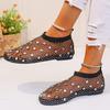 Fashion Retro Soft Soled Women's Shoes Summer New Fishing Net Socks Flat Shoes Fashion Simple Women's Sandals Anti Slip Beach Shoes