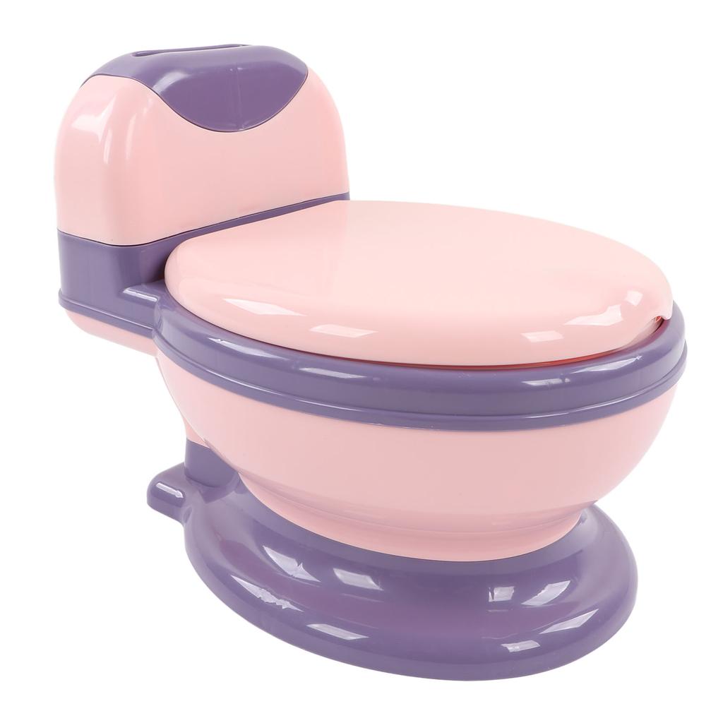 Baby Potty Toilet Emulational Large Size Universal Detachable Potty Training Toilet Pinkish Purple