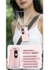 Portable Silent Folding Fan with Umbrella Clip for Outdoor and Dorm Use