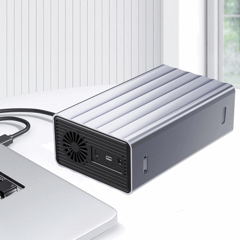 56TB High Capacity Hard Disk Copy Enclosure for HDDs For 2.5inch 3.5Inch Drives and TypeC 3.1 5Gbps Connection