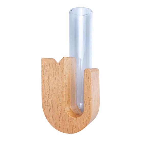 Гидропонные растения Ваза для пробирок Деревянный коллекционер для кошек и собак Магнит для холодильника Растения