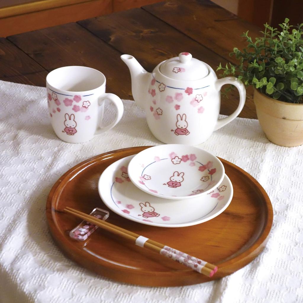 Дик Бруна 17см Хонока Сделано в 418112 Тарелка "Миффи", Средняя, Прибл.. Диаметр, (Цветок) Дизайн, Япония,