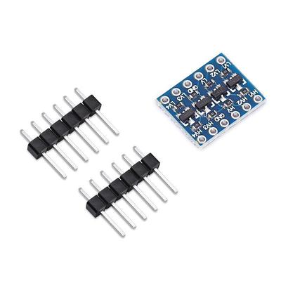 Модуль преобразователя уровня 5V-3V IIC UART SPI 4-Way с разъемом для штырьков