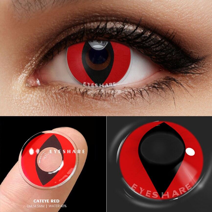 Цветные многоразовые контактные линзы