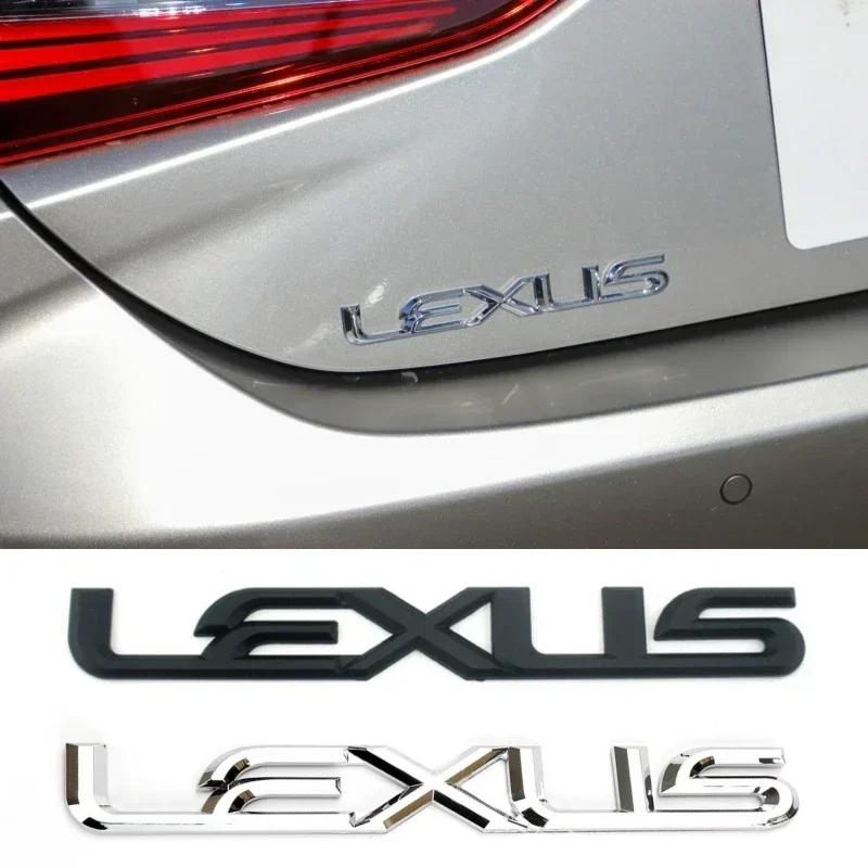 CJO3 Emblems For Lexus Logo ES300 IS300 IS350 ES250 ES350 IS250 CT200H NX200 Accessories ABS/Metal Car Rear Trunk Emblem Badge Sticke