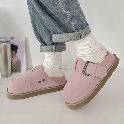 Модные осенние женские мюли тапочки туфли удобные на платформе балетки бостонские сабо тапочки женские модные уличные нескользящие шлепанцы размер 35-40