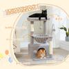 PAWZ Road Cat Tower Mini Cat Tower Cactus Small Low Stationary Popular Compact Space Saving Hemp String Scratching Hammock Stylish Interior Simple