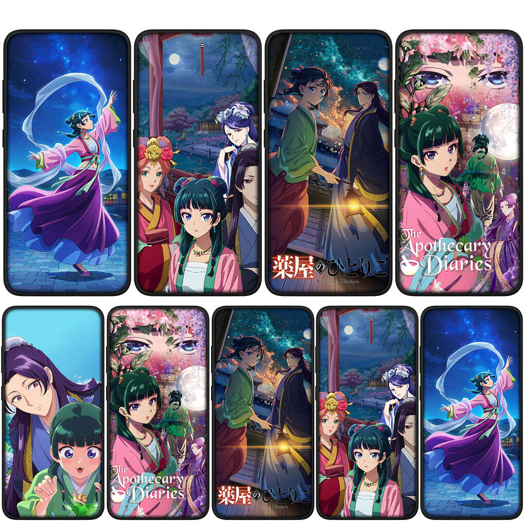 Для iPhone 17 16 15 Xiaomi Poco F7 F8 X7 X6 C85 C75 C71 M8 Redmi Note 14 13 12 11 Pro Max 14C 13C 15C A4 Чехол для телефона Аниме Дневники аптекаря Чехол