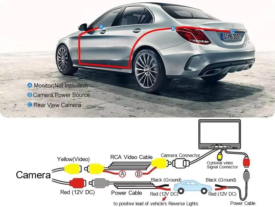 Камера заднего вида для моделей BMW: E60, E39, E90, E82, E61, X1 E84, X5 E70, E92, E91