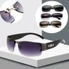 2024 New Sunglasses UV400 Vintage Punk Rimless Rectangle Men Fashion Glasses Frameless Driving Shades Fishing Travel Eyewear