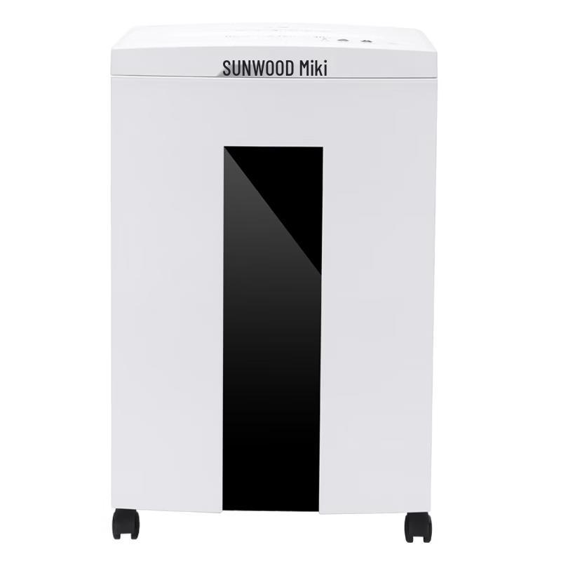 SUNWOOD S19 Коммерческий уничтожитель документов с 10 листами, уровень секретности 5, перекрестная резка, штекер CN (адаптер в комплекте)