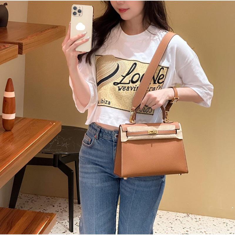 Сумка 19+22+25+28+30 одно плечо подмышкой ладонь узор кожа широкий плечевой ремень сумка с сумочкой